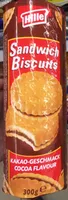 Sandwich biscuits cacao