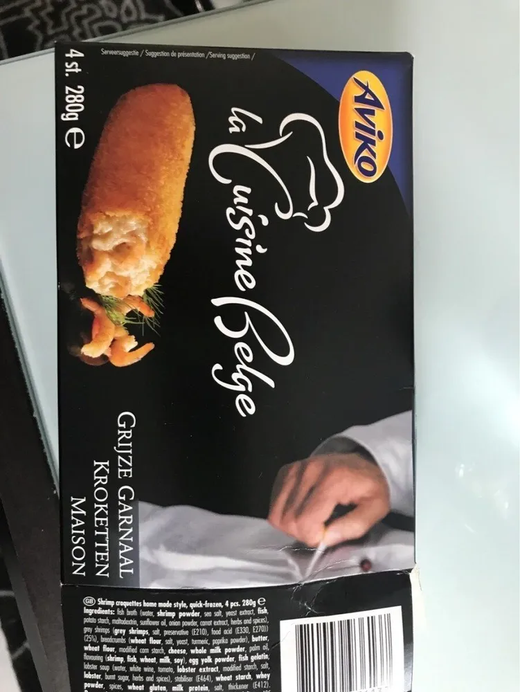 Croquettes aux crevettes grises