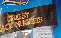 Cheesy black nuggets