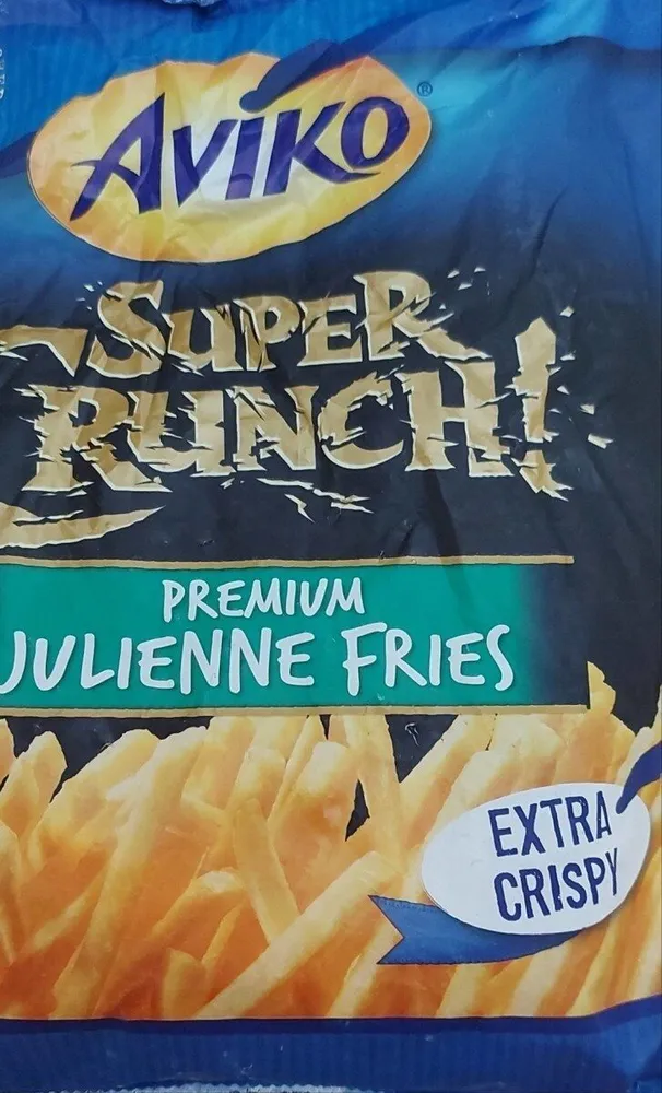 Super crunch premium Julien fries