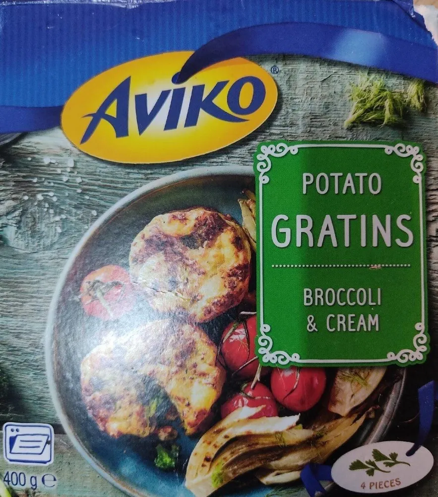Potato gratins broccoli e cream