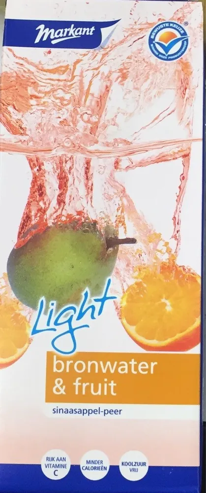 Water & Fruit Sinaasappel- Peer Light