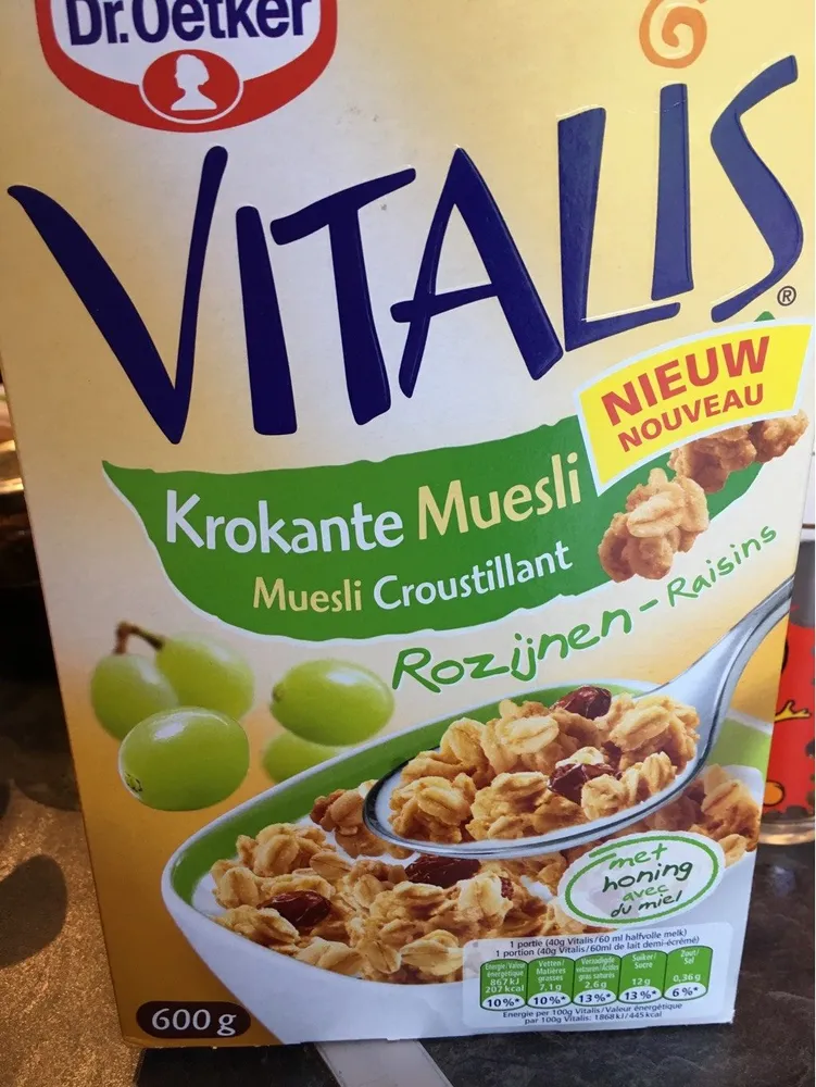 Vitalis Muesli Croustillant Raisins