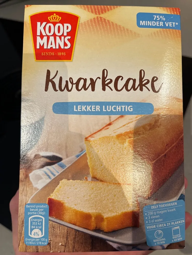 Mix voor kwarkcake