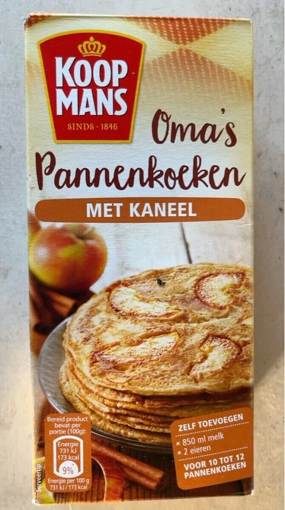 Oma's Pannnenkocken met Kaneel