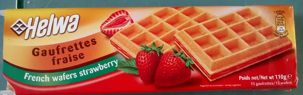 Gaufrettes fraise