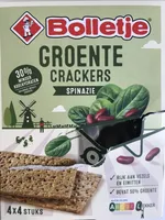 Groente crackers spinazie