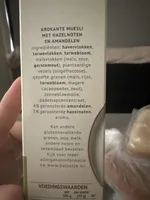 Krokante muesli met hazelnoten en amandelen