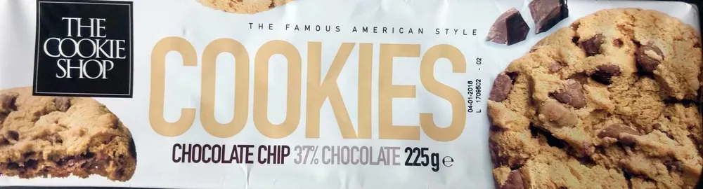 Chocolate Chip 37% Chocolate Cookies