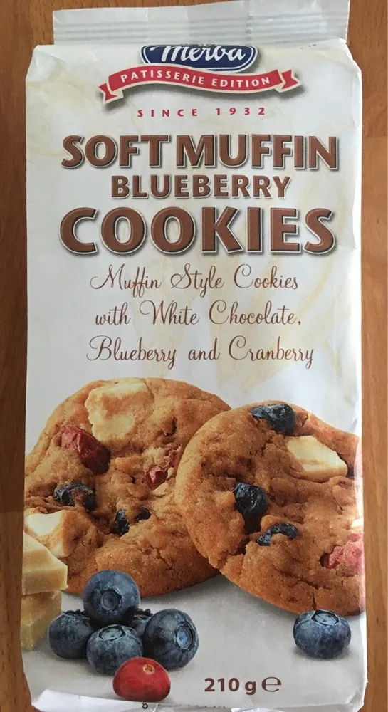 Soft muffin blueberry cookies