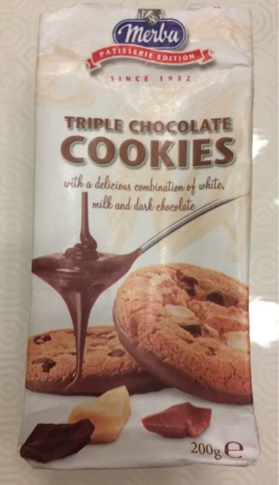 Cookies triple chocolate