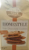 Thin chocolate cookies