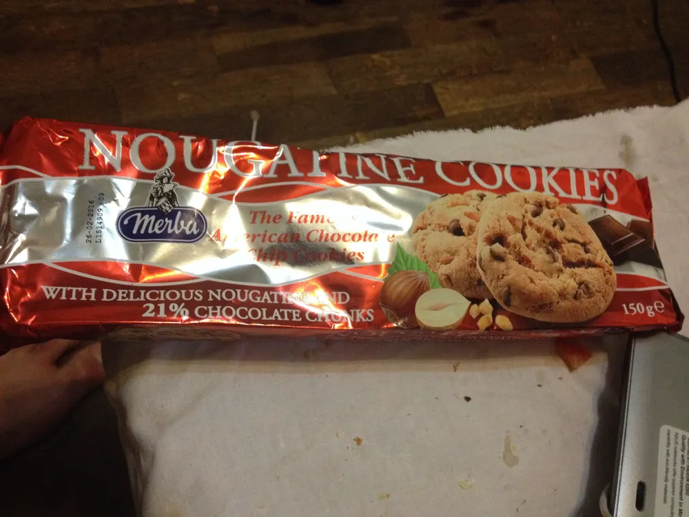 Nougatine cookies