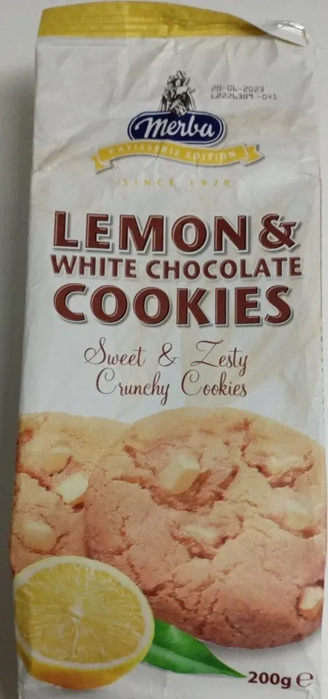 Galletas de limón con chocolate blanco