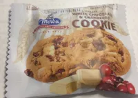 White chocolate and cranberry cookie