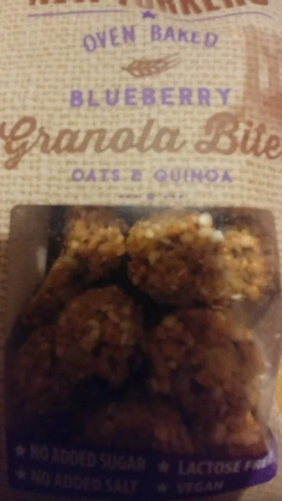 Granola bites blueberry