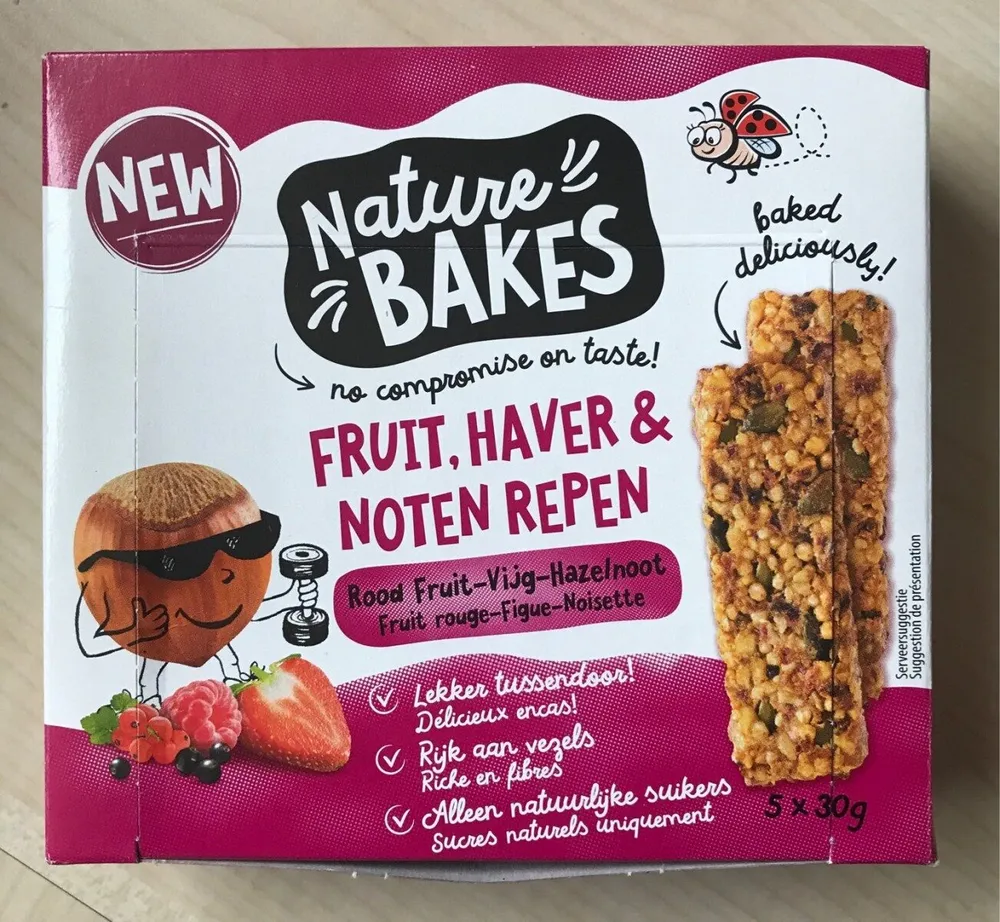 Fruit, haver en noten repen