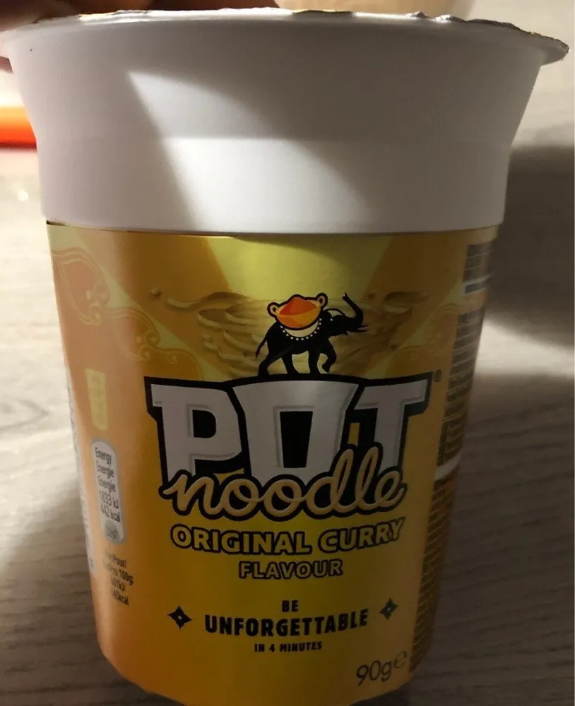Pot noodle original curry