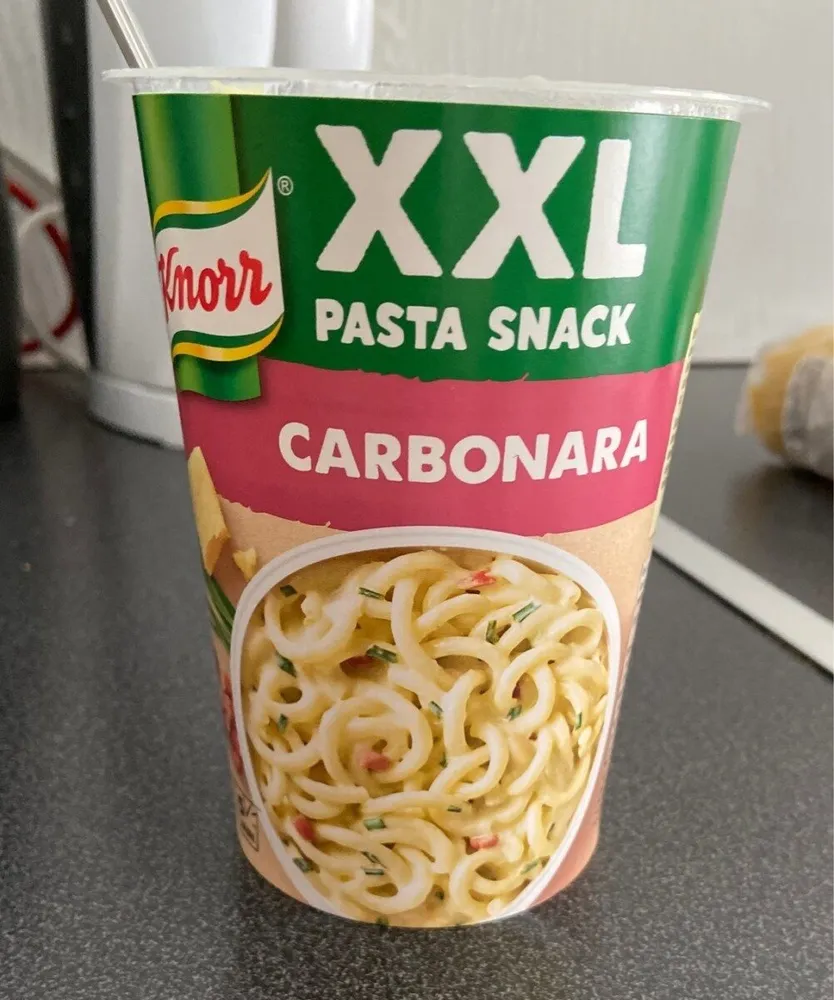 Knorr pasta snack carbonara