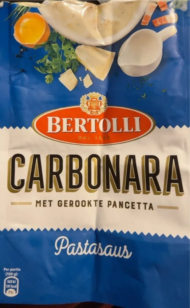 Carbonara Pastasaus