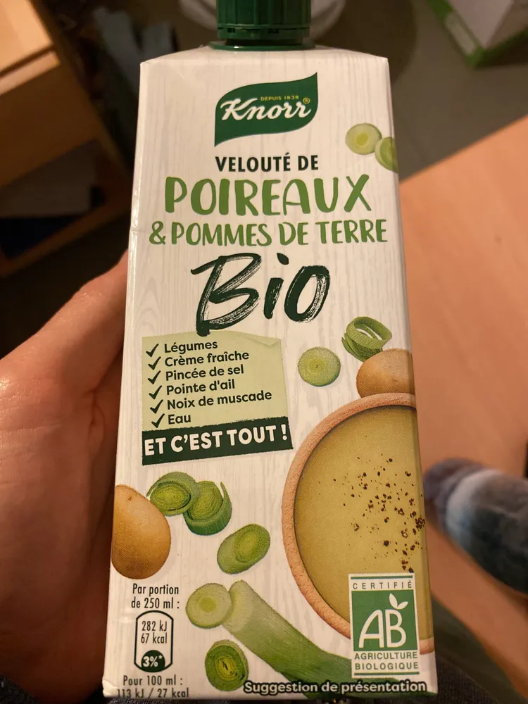 Knorr WSO Poireaux Bio 750ml
