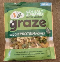 Seasalt & pepper nuts & veggies