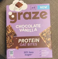 Chocolate vanilla protein oat bites
