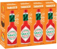 Tabasco Sauce Epicée Rouge Lot 4x60ml