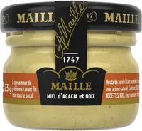 Maille Mini Moutarde au vin blanc Miel d'Acacia et Noix 23g