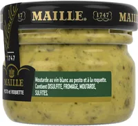 Maille Mini Moutarde au vin blanc Pesto et Roquette 25g