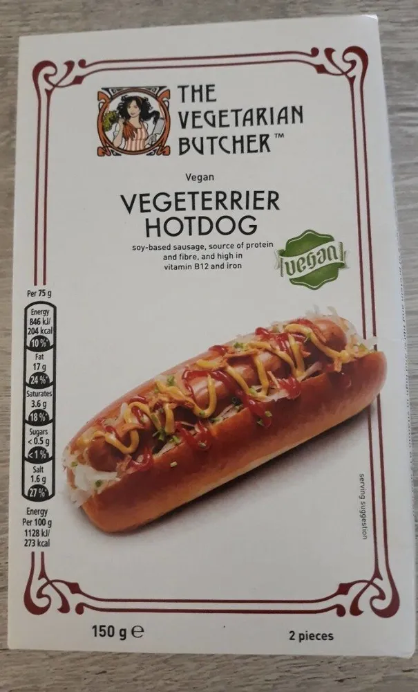 Vegeterrier hotdog