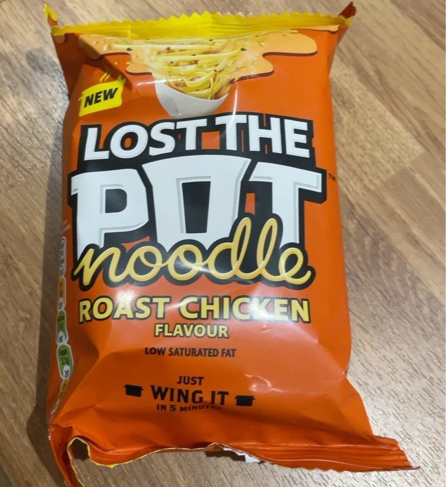 Roast chicken pot noodle