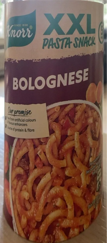 Bolognese pasta-snack
