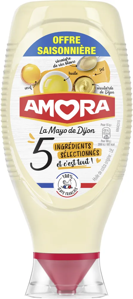 AMORA Mayonnaise 5 Ingrédients 705g