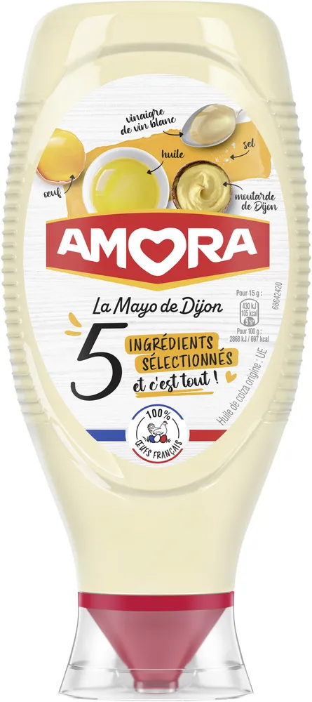 AMORA Mayonnaise 5 Ingrédients 705g