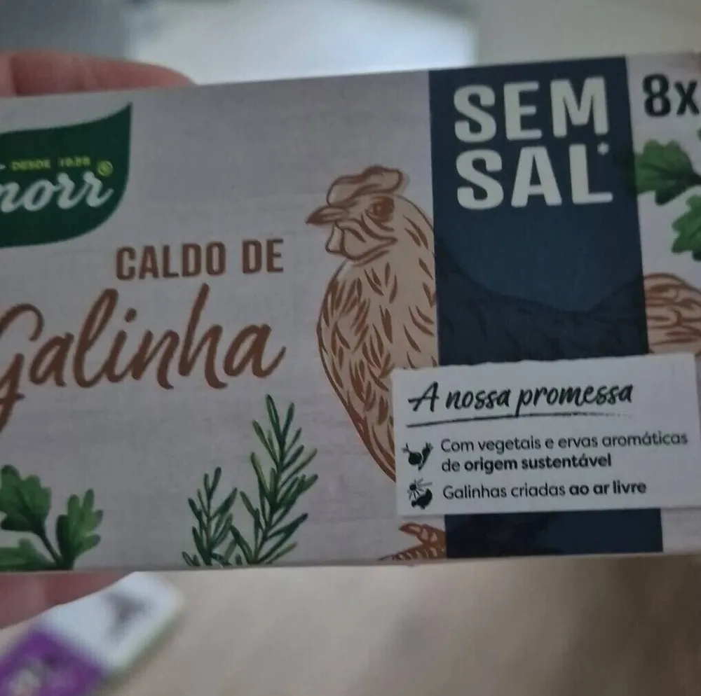 Caldo de Galinha Sem Sal