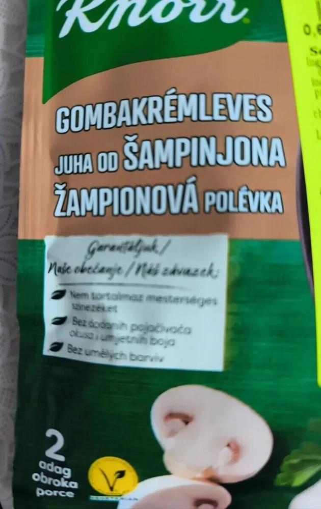 Gombakrémleves