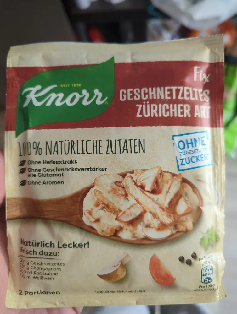 Geschnetzeltes Züricher Art