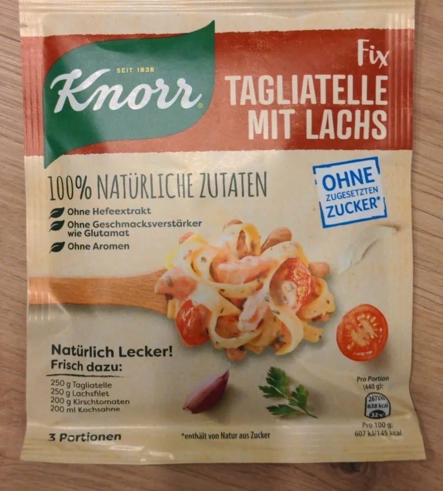 Tagliatelle mit Lachs