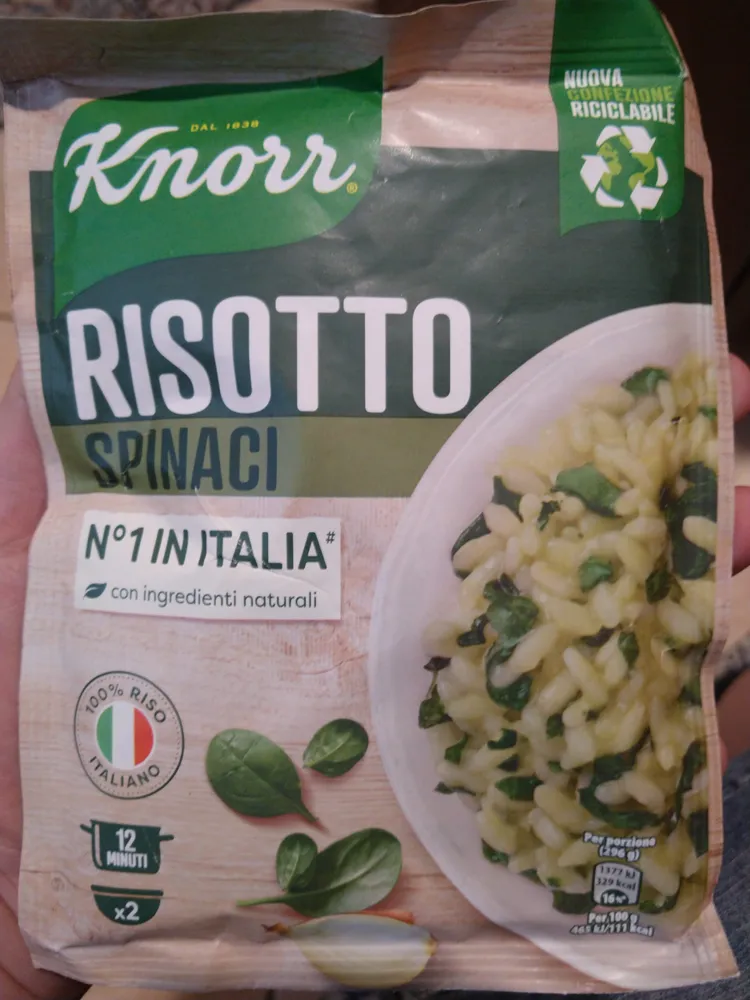 Risotto agli spinaci