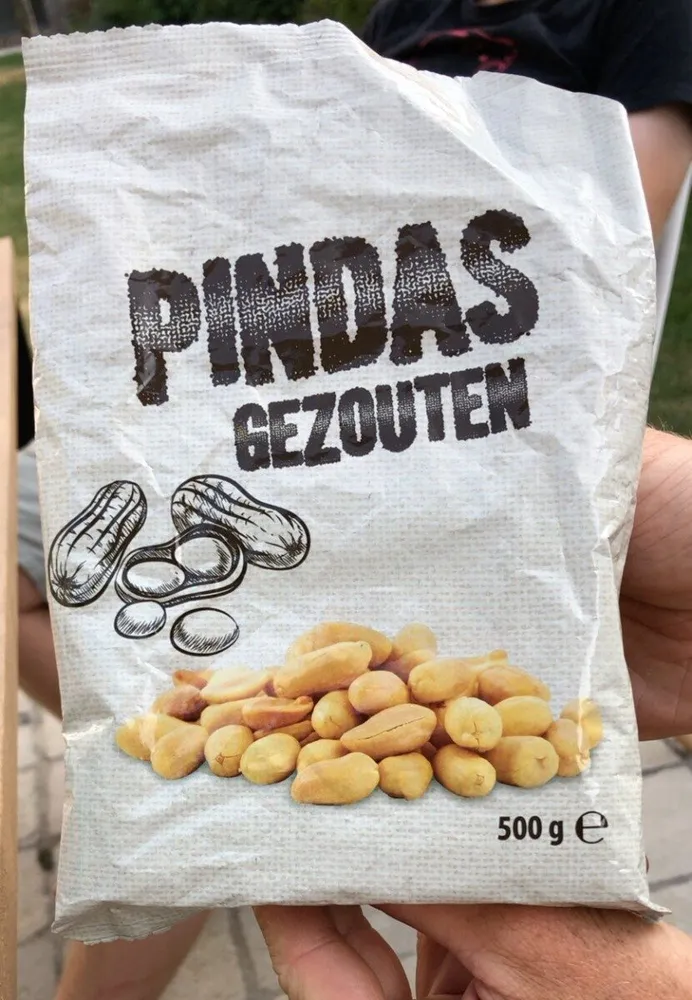 Pindas gezouten