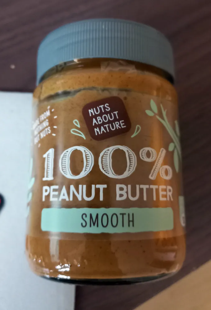 100% peanut butter smooth