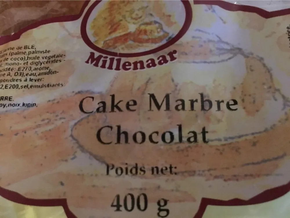 Cake marbre chocolat