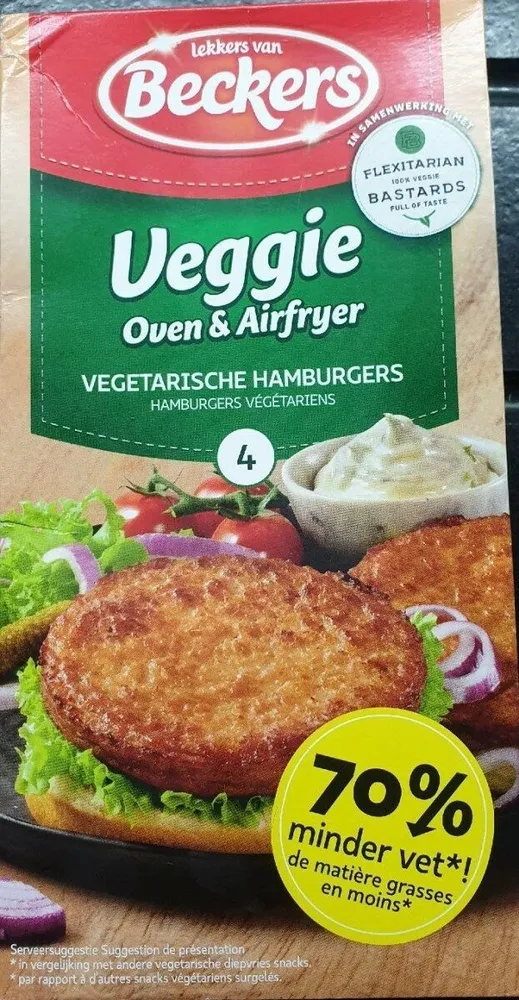 BECKERS VEGETARISCHE HAMBURGERS