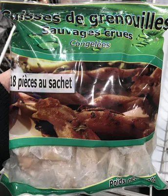 Cuisses de grenouilles sauvages crues congelées