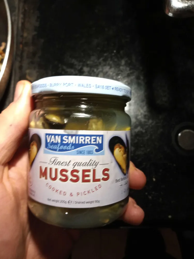 Pickled mussels