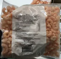 Crevettes sauvages décortiquées cuites surgelées