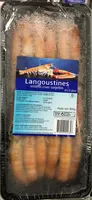 Langoustines entières crues surgelées