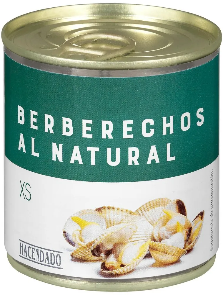 Berberechos al natural