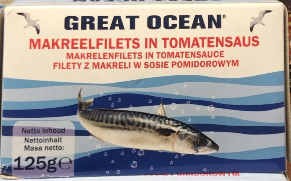 Makreelfilets in tomatensaus